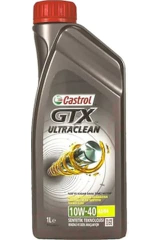 Castrol GTX Ultraclean 10W-40 A3/B4 Sentetik Motor Yağı 1 L