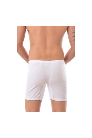Tutku TER0110 Erkek Paçalı Arjantin Külot Pamuk 6 Adet Beyaz