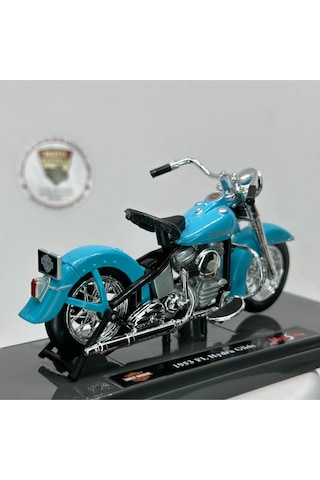 Harley Davidson 1953 Fl Hydra Halide 1:18 Diecast Maket Motor Metal Model