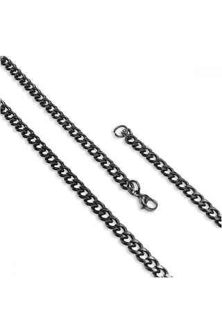 Çelik Erkek Zincir Kolye 1.6mm 9186 Siyah