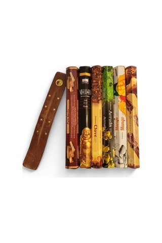 Palo Santo, Mi Lo Fo, Clove, Arruda, Mango, Cinnamon Sandal 6x20 Tütsü-hediyeli