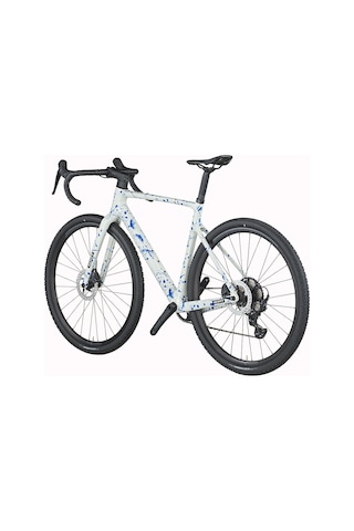 Scott Addict Gravel 30 Karbon Gravel Bisiklet 1x12v White Blue M/54cm Siyah