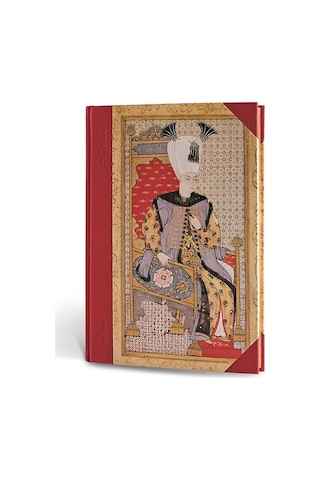 Osmanlı Kaftan Journal Çizgili Padişah Kırmızı