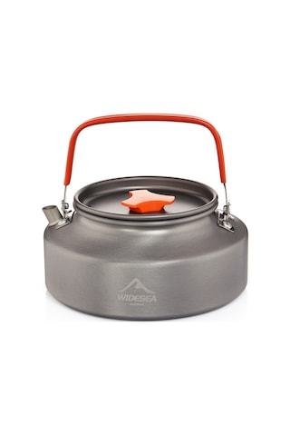 Neevoyu 1.6l Hafif Alüminyum Kamp Çaydanlığı - Doğa Yürüyüşü Ve Kamp İçin Taşınabilir Gümüş