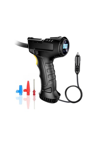 Dinosaurs 120w Araba Hava Pompası Kablolu Elektrikli Araba Lastiği Şişme Pompa Lastikler İçin Taşınabilir Hava Kompresörü Dijital Oto Lastik Şişirme