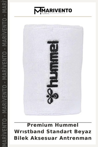 Premium Hummel Wrıstband Standart Beyaz Bilek Aksesuar Antrenman