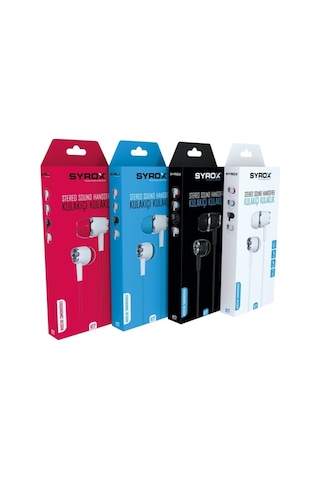 Syrox K17 Stereo Kulak İçi Kulaklık