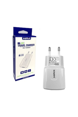 2.1 Amper Şarj Adaptörü Tek Başlık 12w 5v 2.1a Şarj Aleti