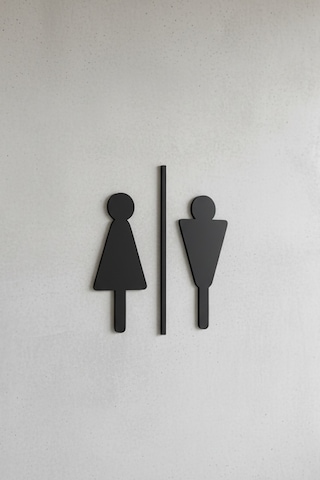 Wc Tabelası, Tuvalet Levhası, Kadın Erkek Tabela, Yönlendirme Levhaları 45