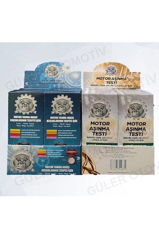 Cs Motor Aşınma ve Cs Conta Kaçak Testi- Avantajlı 20'lu Paket