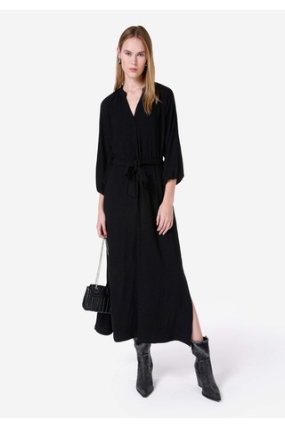 Colins Regular Fit Kadın Siyah Uzun Kol Elbise Cl1067303 Q1.v1 Blk Siyah