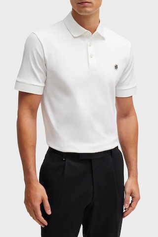 Boss Erkek Polo Yaka T Shirt 50520297 100 Beyaz