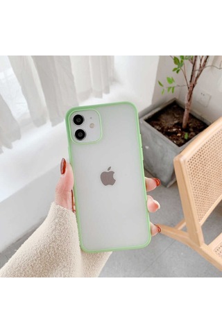 Apple Uyumlu iPhone 12 Mini Kılıf Zore Mess Kapak-Siyah