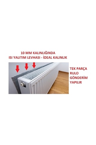 1 Adet Alüminyum Folyolu 50x100cm Radyatör İzolasyon Levhası
