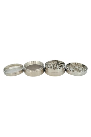 Grınder Parçalayıcı Metal Baharat Öğütücü Herb Spice 4 Katmanlı 40mm / 50mm / 63mm Gumus Grı, 63mm Diğer