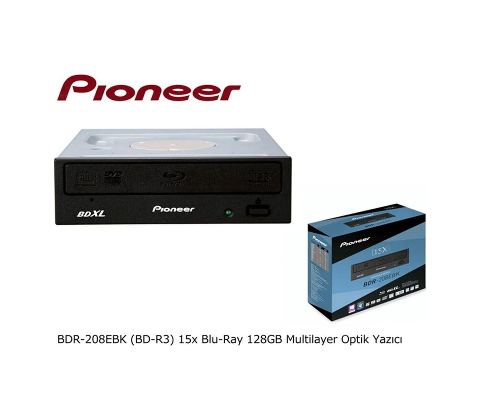 Bdr-208ebk Bd-r3 15x Blu-ray 128gb Multilayer Optik Yazıcı-115279