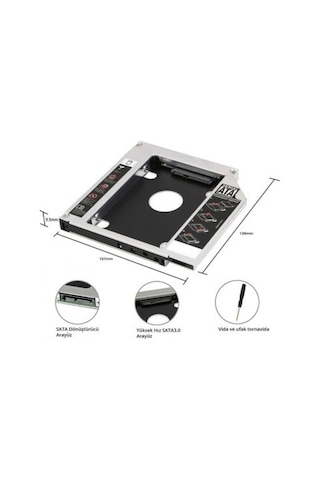 Concord C-857 Hdd Ssd Kızak 12.7 Mm