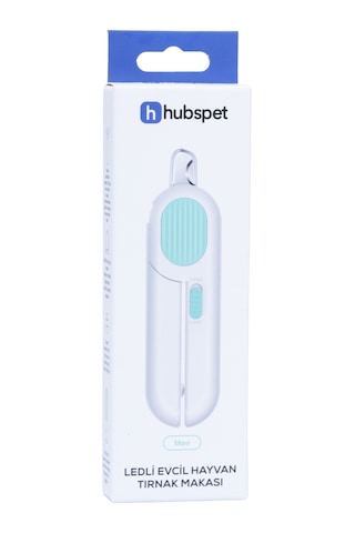 Kedi Tırnak Makası Led Işıklı Hassas Güvenli , Törpülü, Kedi Köpek Tırnak Makası Mavi-h410