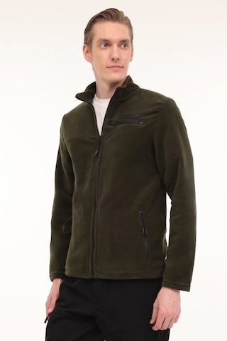 Lumberjack 2w M-sn165 Nordic Haki Erkek Fermuarlı Polar 101398540 Haki