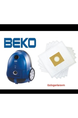 Beko Uyumlu Elektrikli Süpürgesi Toz Torbası 5 Adet