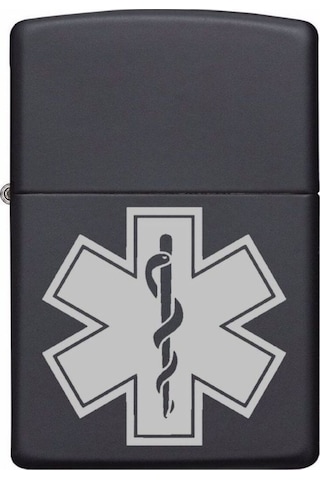 Emt Logo Broş Acil Tıp Teknisyeni Doktor Rozet Lazer Silinmez Resimli Benzinli Çakmak Çok Renkli
