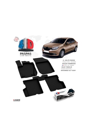 Renault Symbol 3 4d Havuzlu Paspas A+kalite 2013-2017
