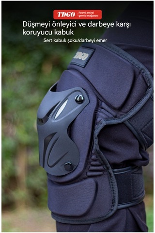 Eternal Luck Düşmeye Karşı ve Rüzgar Geçirmez Dizlikler Siyah010110