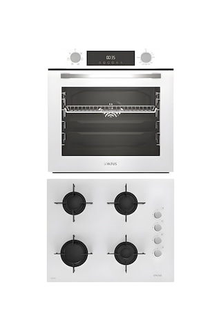 Altus ALA 322 W - 159 DW - ALA 527 W Beyaz Ankastre Set