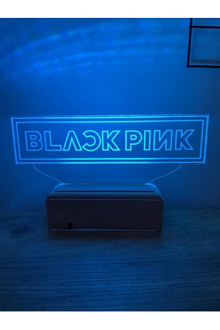 Blackpink 16 Renk K-pop Gece Lambası Çok Renkli