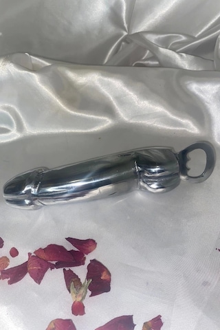 Şişe Açacak Peni S Objeli Büyük Boy Metal Krom Kaplama Bira Gazoz Açacağı Çok Renkli