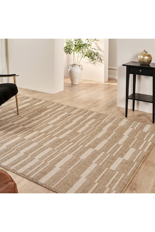 Kaşmir Halı Kilim Jüt Ravon White 160x230 Cm Beyaz