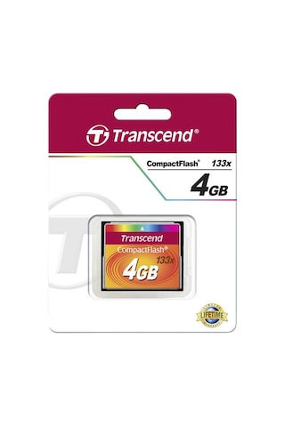 Transcend Standard 133x CompactFlash 4 GB CF Hafıza Kartı