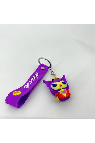 Kuromi Silikon Bileklikli Anahtarlık/çanta Süsü