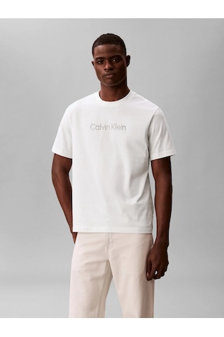 Calvin Klein Lv04lf813gyaf 20s Eu Wholesale Sportswear Grap Erkek Tişört Beyaz
