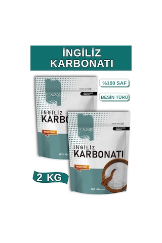Hanzade Bitkisel İngiliz Karbonatı 2 x 1 KG