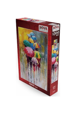 Nova 1500 Parça Yağmur (Renkli Şemsiyeler) Mini Puzzle