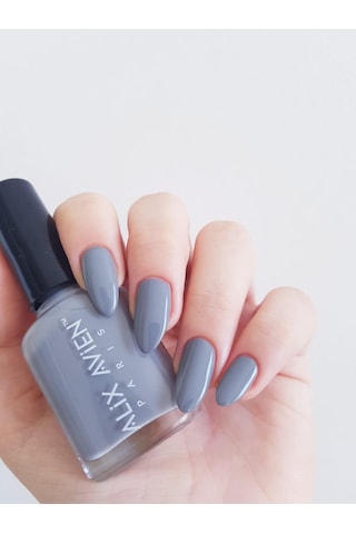Alix Avien Gri Oje 41 Yüksek Pigmentli Uzun Süreli Kalıcılık Hızlı Kuruma Nail Lacquer 41