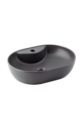 Alto Lavabo Mat Antrasit 50 Cm