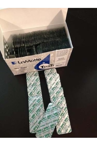 100 Adet Dpd1 Serbest Klor Ölçüm Hapı