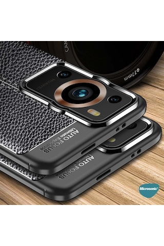 Microsonic Huawei P60 Pro Kılıf Legion Series Siyah