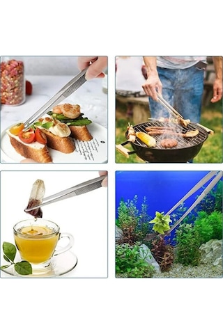 Mucit Home Profesyonel Şef Cımbızı 30 Cm -barbekü Mangal Et Cımbız Maşası
