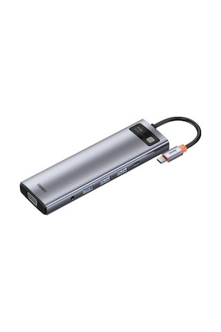 Baseus Metal Gleam 11in1 Multifonksiyonel Type-C Hub Dock Station