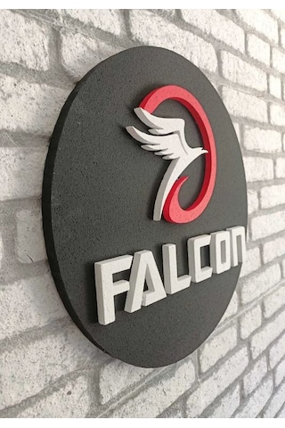 Falcon Logo 50x50 Falcon Logosu Falcon Marka Logosu 3d Falcon Logo Strafor Logo 50 x 50