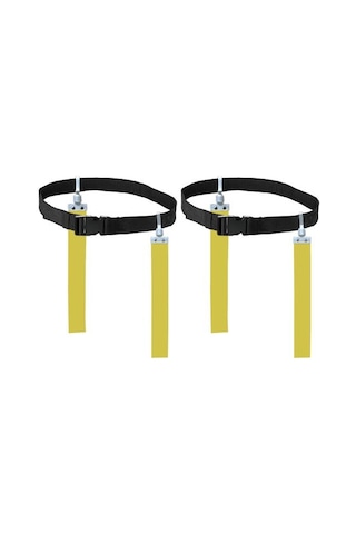 Sarı Futbol Kemerleri Canlı Renk Yumuşak Yaygın Aşınmaya Dayanıklı Kullanım Kalınlaştırılmış Dokuma Sarı