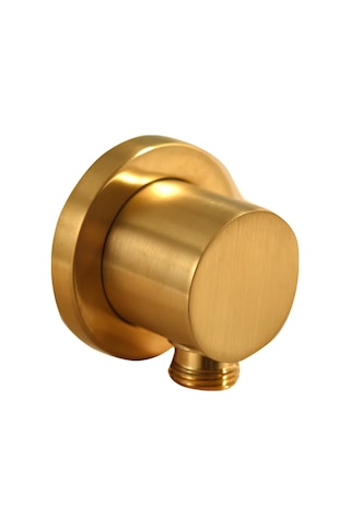 T-May Gold Ankastre El Duşu Çıkışı Mat Altın Renkli Altın