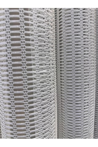 Nivemeshome Monolit File Ekru 1/3 Pileli Tül Perde Apm