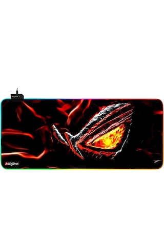 Digipod Gaming Oyuncu Mousepad Rgb Gaming Oyuncu Pad Kaymaz Taban 70 X 30 4mm Kalınlık 70cm X 30cm