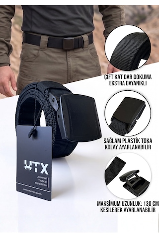Utx Taktik Palaska-kemer Unısex Siyah