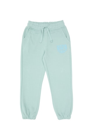 U.S. Polo Assn. Kız Çocuk Mint Simli Baskı Detaylı Jogger Eşofman Altı 50316849-VR090