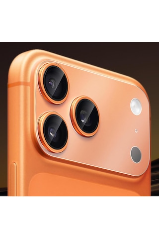 Apple Uyumlu iPhone 17 Pro Kamera Lens Çerçeve Koruyucu Mat 9h Nano